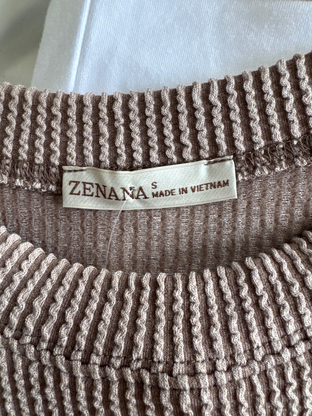 Zenana ribbed pant set