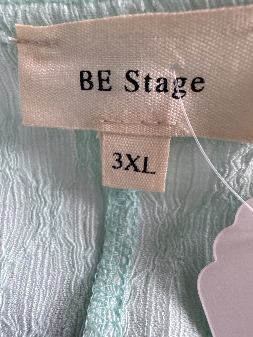 BE Stage Flutter Sleeve Tank Plus Size