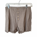 Stripe shorts on white background