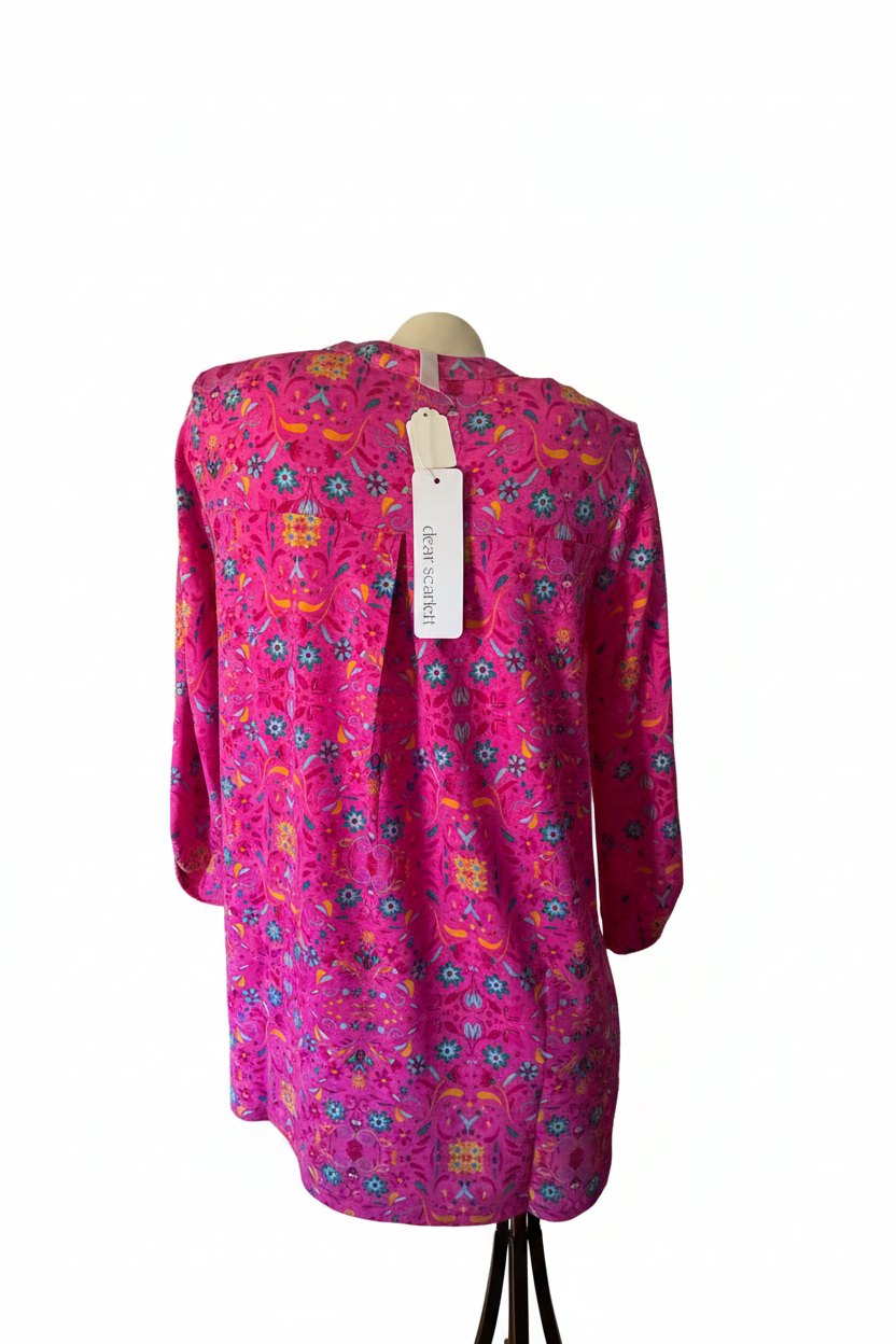 Dear Scarlett pink floral top