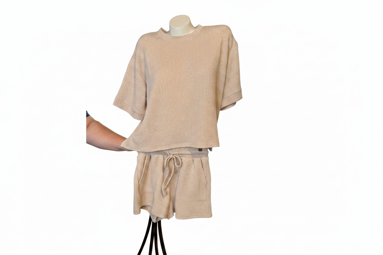 Zenana Beige Set 1 - White Background