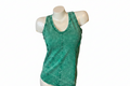 Emerald Green Racer Tank 1 - White Background