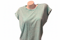 Cuff Blue Shirt Zenana - White Background 1
