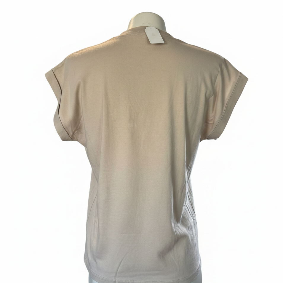 Cuff Sand T-shirt - White Background 2