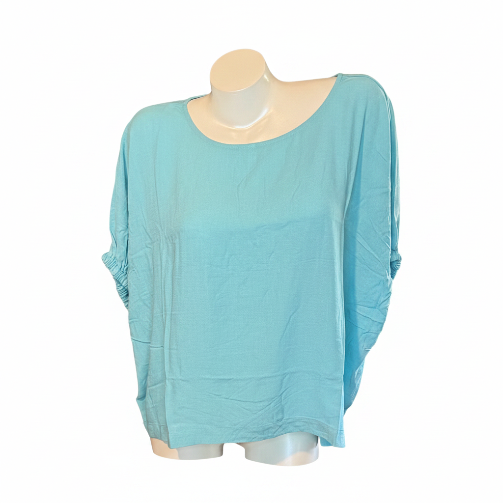 Zenana Elastic short sleeve top