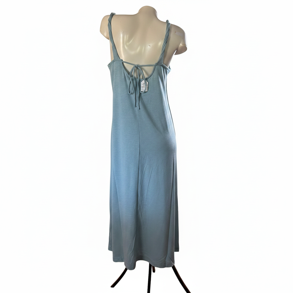 Zenana Twisted blue dress