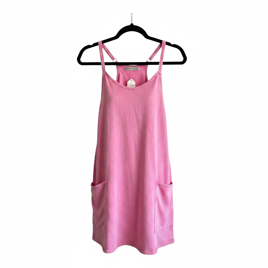 Active dress on white background