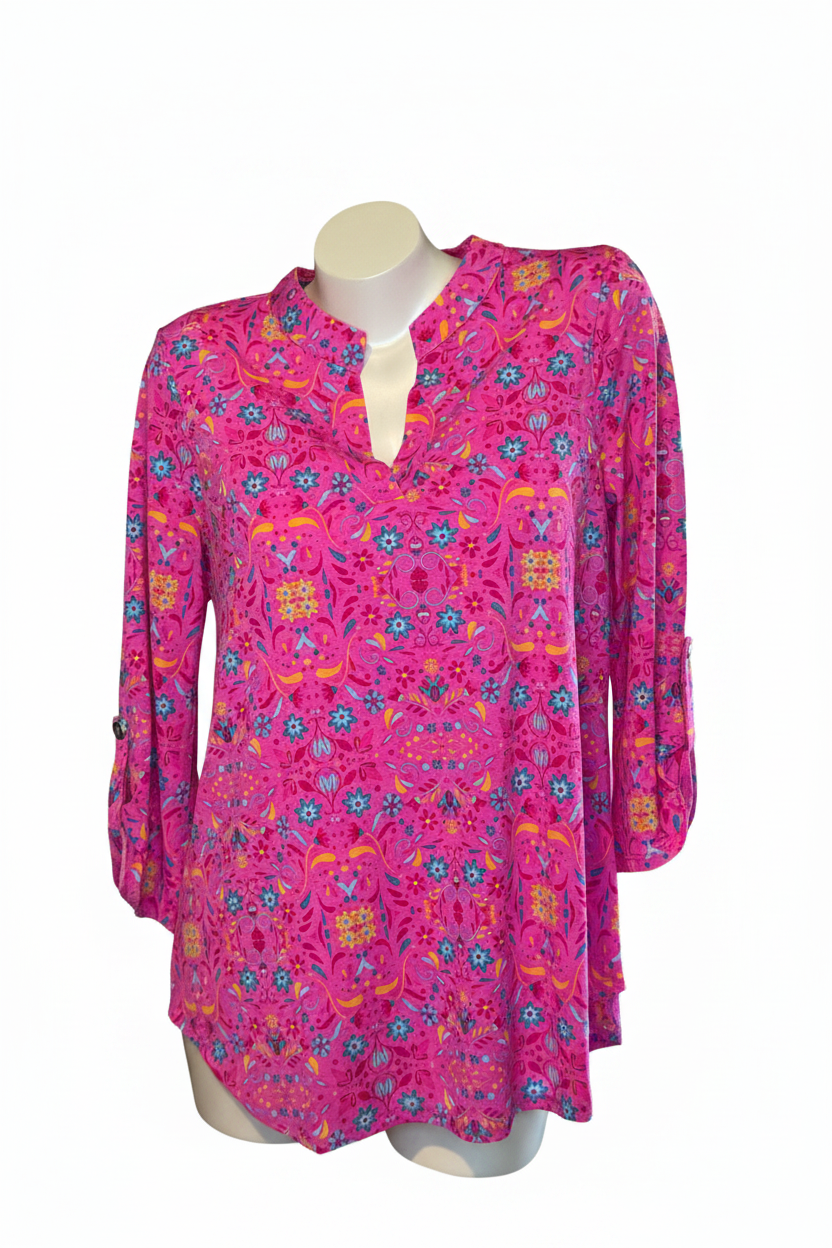 Dear Scarlett pink floral top