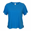Slit Top Blue - White Background 1
