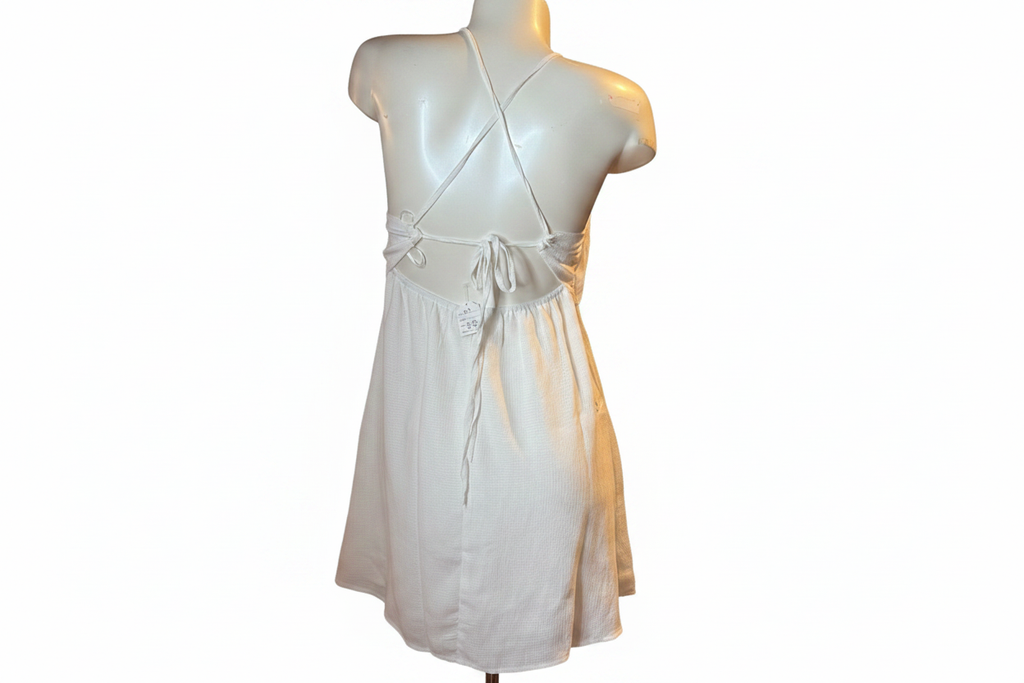 Promesa Tissue Dress - White Background 2