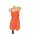 Zenana Short Romper-Orange