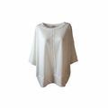 Zenana White Tunic Blouse (Plus) - White Background 1