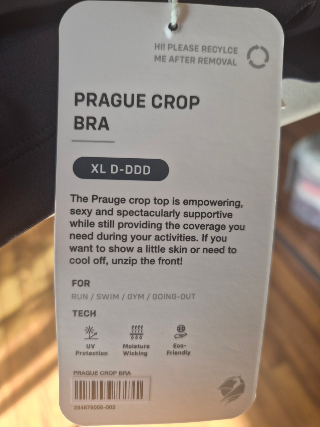Prague Crop Bra